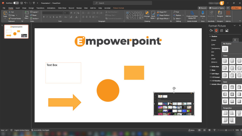 Interface And Tools Empowerpoint